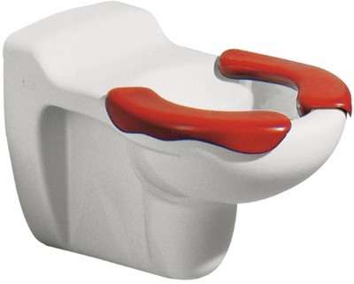 [201710] 201710 - KERAMAG KINDER WAND WC MET 2-DELIGE ZITVLAKKEN IN KLEUR R0OD