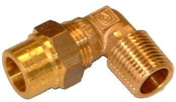 [6092G 3/4 22] G041020402TG - CONEX COUDE GAS 3/4 M X 22 MM