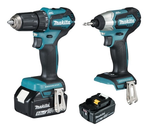 [MAKITA DLX2423TJ] DLX2423TJ - MAKITA COMBOPACK 18V SCHROEFMACHINE +SLAGSCHROEFMACHINE