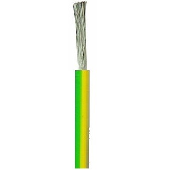 [107799] N04200GG - SOEPELE KABEL VOBS (H07V-K) 2,5 MM² 450/750 V Eca GEEL GROEN
