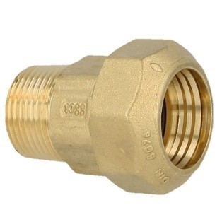 [106246] 7888950 - RECHTE MESSING KOPPELING VALVO 20 X 1/2"M voor HDPE