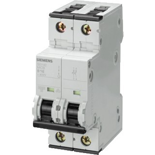 [110448] 5SL3232-7 - SIEMENS AUTOMAAT 400V 4,5KA, 2POLIG, C, 32A