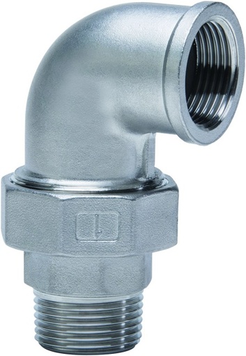 [98I 1 1/4] 6098-114 - COUDE RACCORD INOX MF 1 1/4