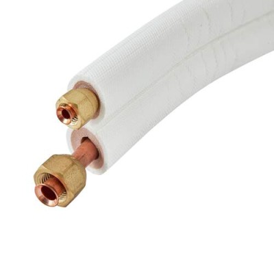 [7061052] 7500765 - GEISOLEERDE KOELLEIDING KOPER DUBBEL 1/4"+5/8"  ROL 20 M