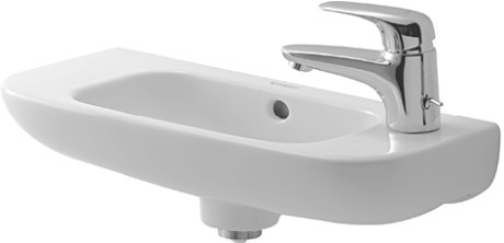 [07065000082] 07065000082 - DURAVIT D-CODE LAVE-MAINS 50 X 22 KRAANGAT RECHTS 