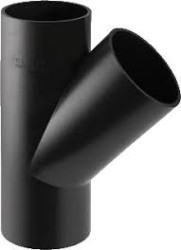 [369.145.16.1] 369.145.16.1 - GEBERIT PE HD T-STUK 45° 160 MM