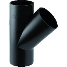 [361.112.16.1] 361.112.16.1 - GEBERIT PE HD T-STUK 45° 50 MM