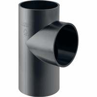 [370.195.16.1] 370.195.16.1 - GEBERIT PE HD REDUCTIE T-STUK 90° 200 - 160 MM