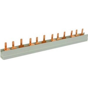 [1197955] IZS16/2F/54 - AANSLUITRAIL MET TAND 2 POLIG 57 MODULES