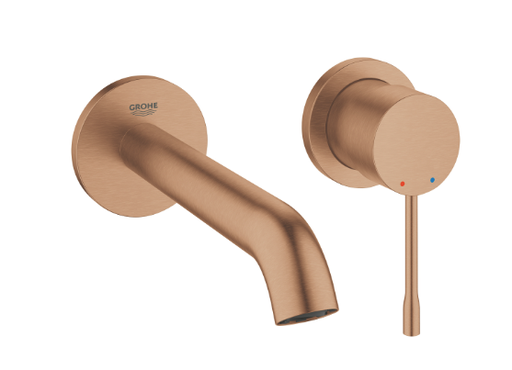  29192DL1 - GROHE ESSENCE AFWERKSET LAVABO MUURMENGKRAAN BRUSHED WARM SUNSET
