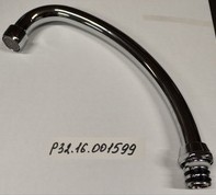 [P32.16.001599] P32.16.001599.89 - KVR O BEC MOBIEL VOOR KEUKENKRAAN V1900 OUD BRONS