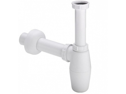 [VIEGA 119 270] VIEGA UITGIETBAK SYPHON PVC WIT 6/4 40MM ZONDER CREPINE