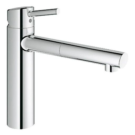  31129001 - GROHE CONCETTO KEUKENKRAAN MIDDENHOGE UITLOOP + UITTREKB MOUSSEUR CHR.
