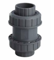 [120TRB 40] 1V21004000 - PVC U TERUGSLAGKLEP MET BAL TE LIJMEN 40MM