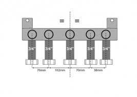  0010031760 - BULEX MONTAGEPLAAT VOOR AS ENKEL VERWARMING