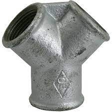 [NR 180 45 1/2 G] 220-4g - T-STUK 1/2 GALVANISE 45°
