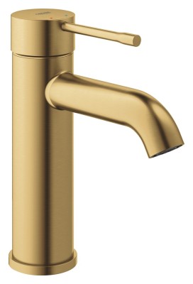  23590GN1 - GROHE ESSENCE LAVABOKRAAN GEBOGEN UITLOOP S-SIZE BRUSHED COOL SUNRISE.ZONDER LEDIGING *
