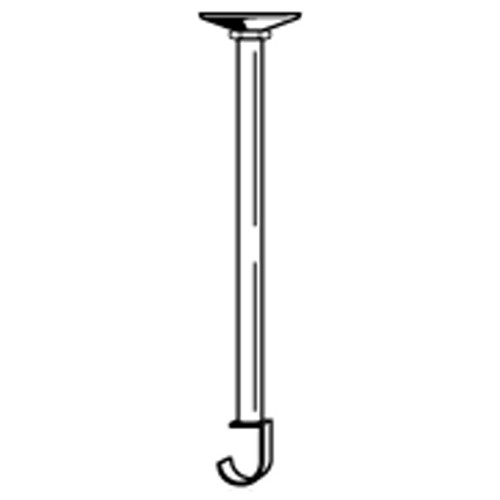 [INDA A01470 CR] AO1470 CR - INDA DOUCHE PLAFONDSTEUN 60CM + HOUDER 2CM CHR.