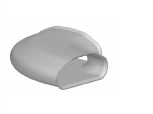 [010330052] 010330052 - BEG PROFI AIR COUDE 90° PLAT TUNNELBUIS