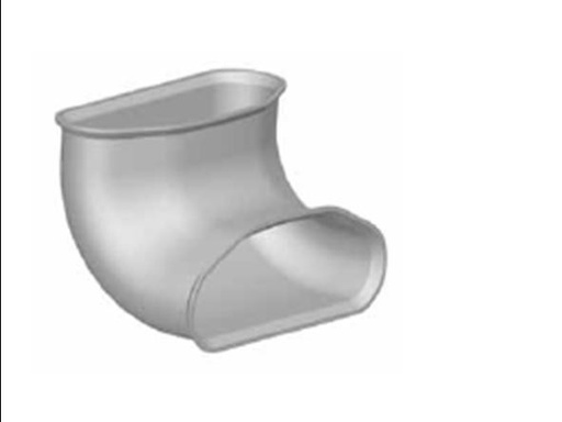 [010320052] 010320052 - BEG PROFI AIR COUDE 90° MUUR TUNNELBUIS