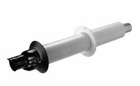 [229009] 0229009 - ROLUX MUURDOORVOER 60/100 PP-ALU   !!!!!!!  ZWART !!!!!!!