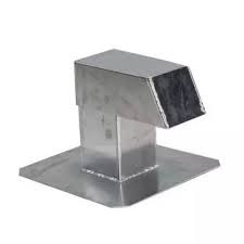 [0000485] DAKDOORVOER AIRCO PLAT DAK GALVA 120X120 GEISOLEERD