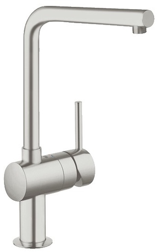 [GROHE 31 375 DC0] 31375DCO - GROHE MINTA KEUKENKRAAN L-UITLOOP SUPERSTEEL