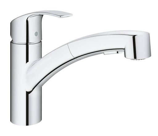  30305001 - GROHE EUROSMART KEUKENKRAAN + UITTREKB SPROEIER  QUICKFIX