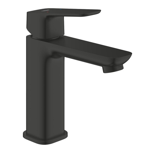 [1017552430] 1017552430 - GROHE CUBEO M-SIZE LAVABOKRAAN MAT ZWART MET PUSCH OPEN