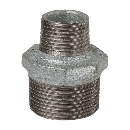 [NR 245 3/8 1/4G] 92453814V - REDUCTIENIPPEL 3/8 1/4 GALVANISE