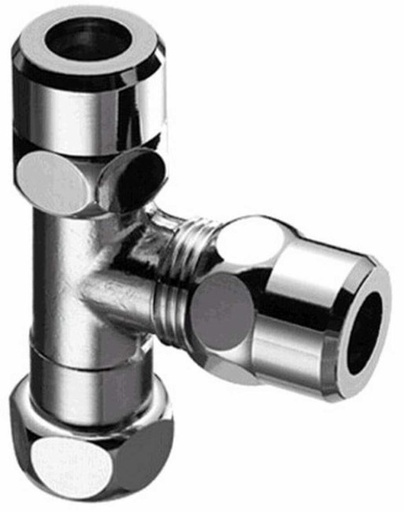 [04 100 06 99] 041000699 - SCHELL T-STUK CHROME 3/8 F X10X10M