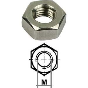[0801542 INOX] 3185.040.001 - MOER INOX M4 A2 DIN 934 (200ST)