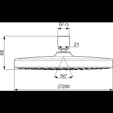 [44740100] 44740100 - HANSA MICRA REGENDOUCHE / HOOFDSPROEIER DIA 200  - 1/2F