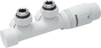 [199570] DM LINE H-STUK  MUUR WIT + THERMOSTAATKOP + MOEREN