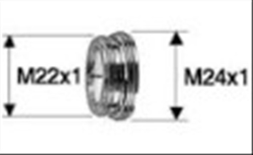 [14 609] 04.33.0510.50 - NEOPERL REDUCTIE M22 M >>> M24 M