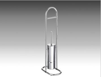 [ A23240 CR] A23240CR - INDA COLORELLA MULTIFUNCTIONELE STANDAARD MET TOILETROLHOUDER & WC-BORSTELHOUDER CHROOM