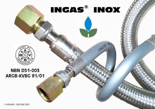 [6075] 425020100 - FLEXIBEL GAS 3/4 1000MM