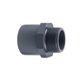 [12243 5/4 40/50] 621.91.17 50- 40- 5/4 - PVC U PUNTSTUK 5/4M X 40/50