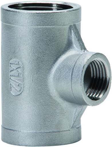 [130RI 4/4 x 1/2] 6130-100012 - REDUCTIE T STUK INOX 4/4 x 1/2