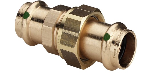 [P4330 22] PERS RACCORD DUBBEL 22MM