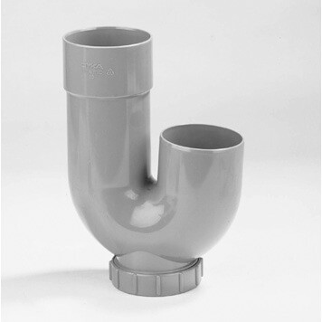 [5053706] 5053706 - SYPHON REGENAFVOER 80MM GRIJS