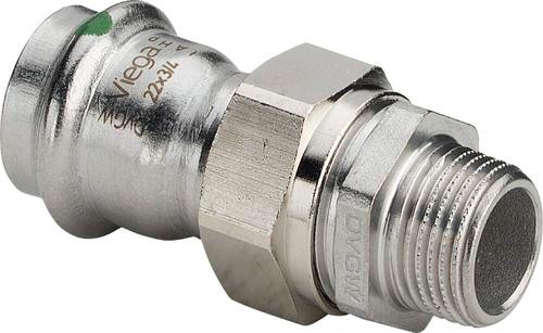 [PI4341 5/4 35] VIEGA PERS INOX RACCORD 35 X 5/4M