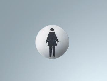 [INDA AVOVIC] AVOVIC - INDA INOX PICTOGRAM TOILET DAMES