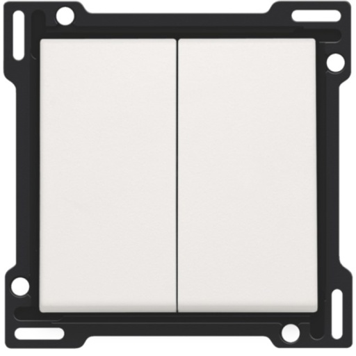  100-61505 - NIKO TOETS DUBBEL - SCHAKELKNOP CREME