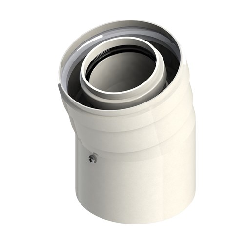 [14076] 610-15MHP15 - RLX CONCENTRISCHE BOCHT 15° 60/100 WIT PPALU