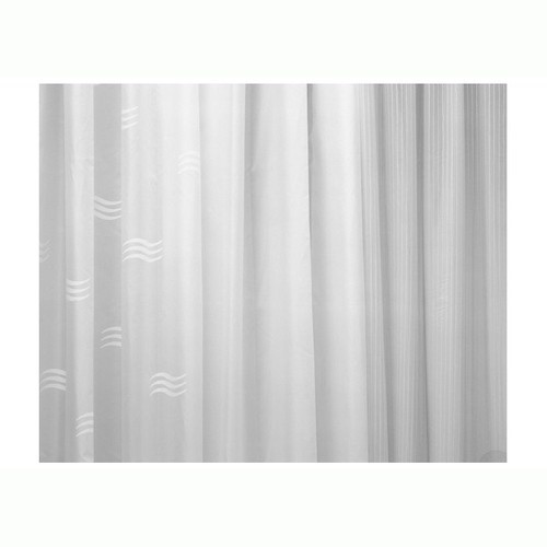 [INDA A00151 QB] A00151QB - INDA DOUCHEGORDIJN PVC WIT H200/120 + 8 HAKEN