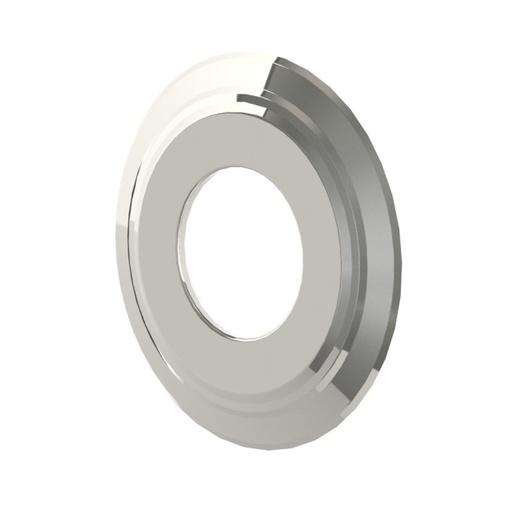 [023577] 1-09-3600-131 - ROZET / ROSAS INOX ENKELWANDIG 131MM OPSINOX