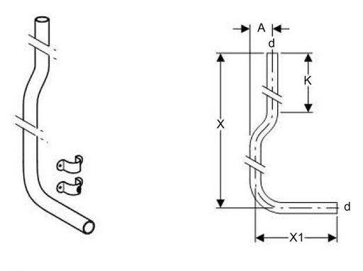 [119.504.11.1] 119.504.11.1 - GEBERIT AANSLUITBUIS VOOR HOOG RESERVOIR
